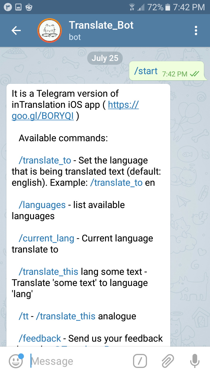بات تلگرام آموزش زبان انگلیسی